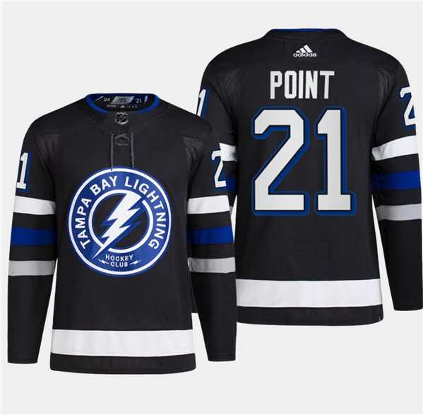 Men%27s Tampa Bay Lightning #21 Brayden Point Black 2024 Stadium Series Stitched Jersey Dzhi